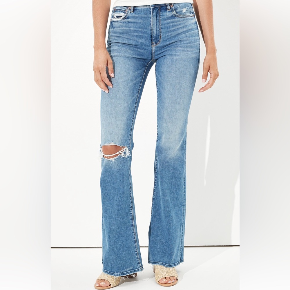 American Eagle Super High Waisted Flare Jean